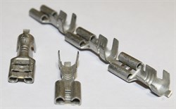 497-03 Контакт с фиксирующим элементом 6,3 под провод  сечения 2,5-4 мм2 00015 - фото 4025