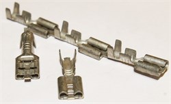 497-02 Контакт с фиксирующим элементом 6,3 под провод  сечения 1,5-2,5 мм2 00014 - фото 4026