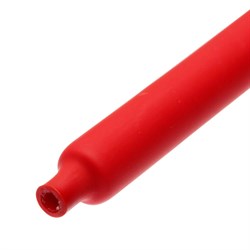 Термоусадочная трубка с клеем ТТК 4,8мм/1,6мм (красная) - фото 4384