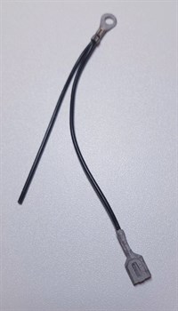 Провод s-0.75 l-10 см обжатый контактом гнездовой 505-01, наконечником кольцевой Ø4 2299 - фото 4581