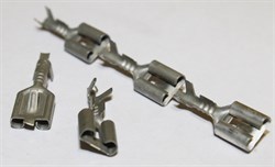 505-01 Контакт гнездовой 6,3 под провод  сечения 0,5-1 мм2 (91 шт., россыпь) 2590 - фото 4951