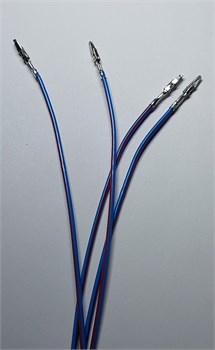 Контакт СЦНК.685169.072 (Лира 1,6)  обжатый с проводом 0,75 мм2 2851