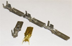 506-03 Контакт штыревой 6,3 под провод сечением  2,5-4 мм2 - (9шт. россыпь)