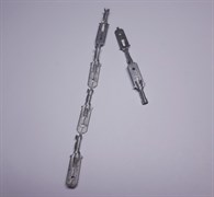 Контакт штыревой 6,3 с фиксирующим элементом  под провод сечением 0,5-1,5 мм2 (039-00) 2361