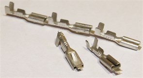 391-01 Контакт гнездовой 2,8 под провод  сечения 0,5-1 мм2 (7 шт. россыпь)
