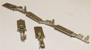 506-01 Контакт штыревой 6,3 под провод сечением  0,5-1 мм2 ( 67шт. россыпь)