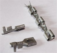 505-03 Контакт гнездовой 6,3 под провод  сечения 2,5-4 мм2 (45 шт., россыпь) 2576