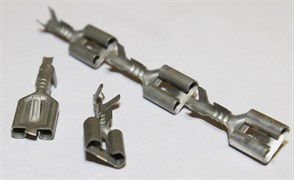 505-01 Контакт гнездовой 6,3 под провод  сечения 0,5-1 мм2 (22 шт., россыпь)