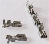 505-04 Контакт гнездовой 6,3 под провод  сечения 4-6 мм2 (65 шт, россыпь)