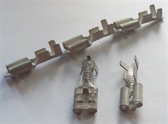 050-01 Контакт гнездовой 6,3 под провод сечением 1,5-2,5 мм2 (78шт., россыпь)