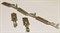 506-01 Контакт штыревой 6,3 под провод сечением  0,5-1 мм2 ( 34 шт. россыпь) 2695 - фото 5049